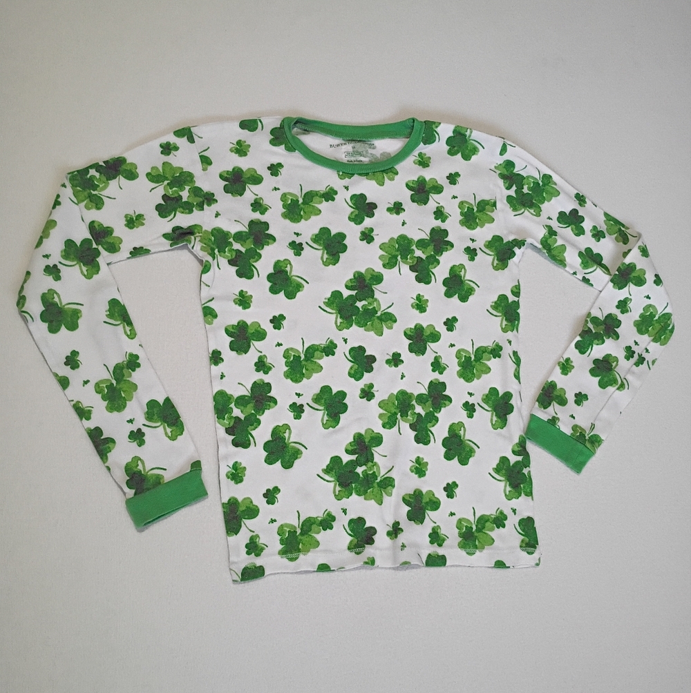 Burt's Bees Kids St. Patrick's Day Pajama Long Sleeved Shirt